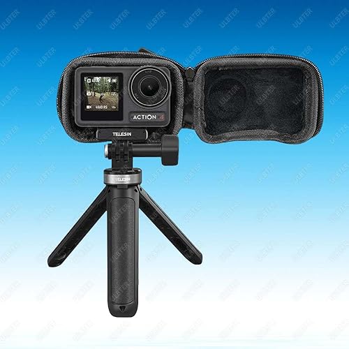 Miniatura 3 de Mini funda para cámara DJI OSMO Action 4Action 3 + cubierta de goma para lente 1+2 paquetes, cajas de almacenamiento portátiles de transporte