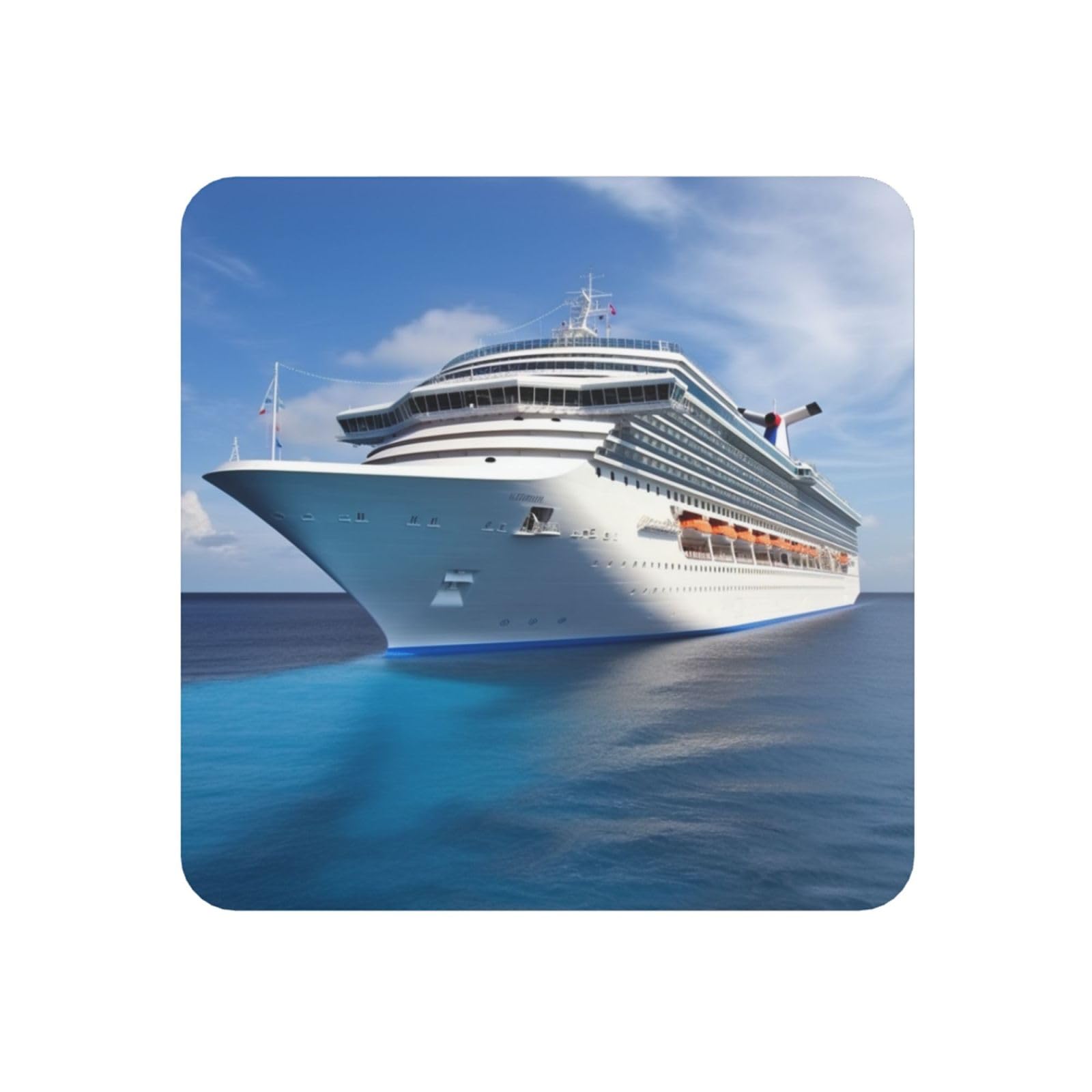 Cruise Ship Fridge Magnets Small Strong Refrigerator Magnets Cute Decorative Magnets Fridge Sticker Office Magnets for Fridge, Whiteboard, Kitchen Accessories