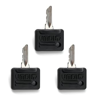 3 PCS Ignition Key 107151001 Compatible with Crown Forklift Equipment PE3000 PE4000 PE4500 WP3000