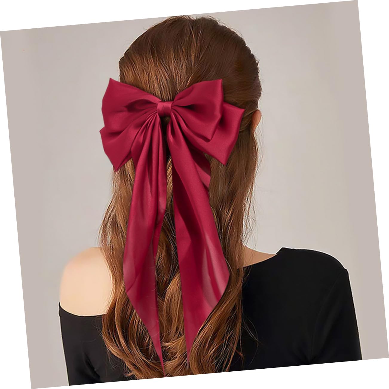 Healeved 10piezas Clips De Pelo Gran Lazo De Para Coletas y Peinados Accesorios Elegantes Para Fiestas y Uso Diario