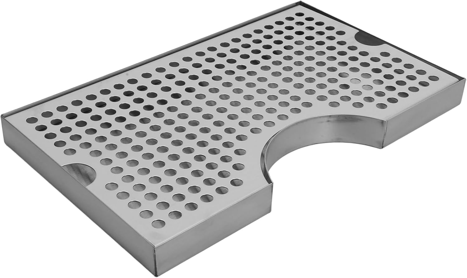 PRETYZOOM Stainless Steel Drip Tray for Kegerator Non- Design Easy to Dispenser Catcher Prevents Water Stains for Home Bars and Parties