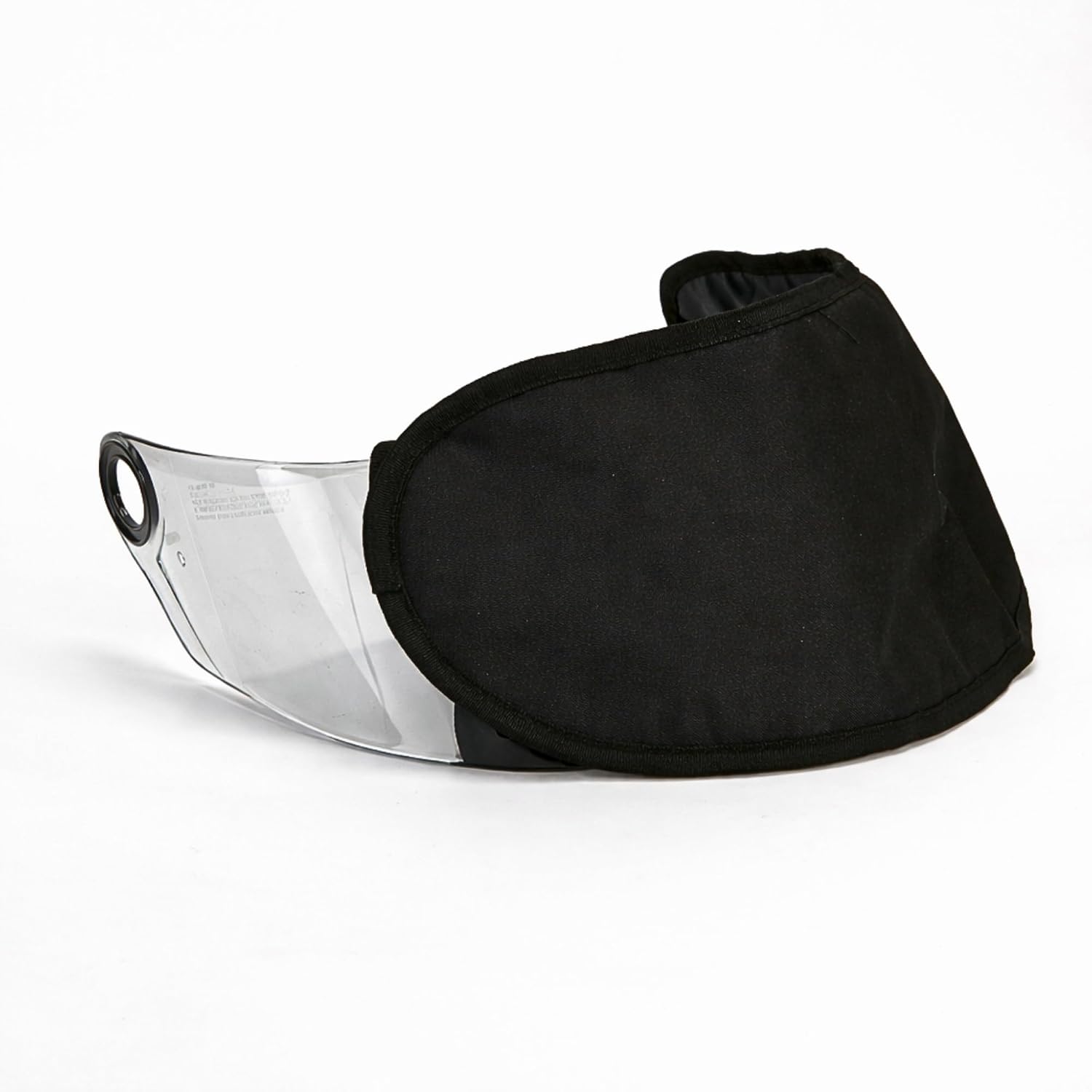 1 Pcs Motorcycle Helmet Visor Bags Sleeve for Storing and Carrying, Sturdy Scratch Resistant Face Shield Storage Case with Soft Fleece Lining, Lightweight Protective Pouch, Black