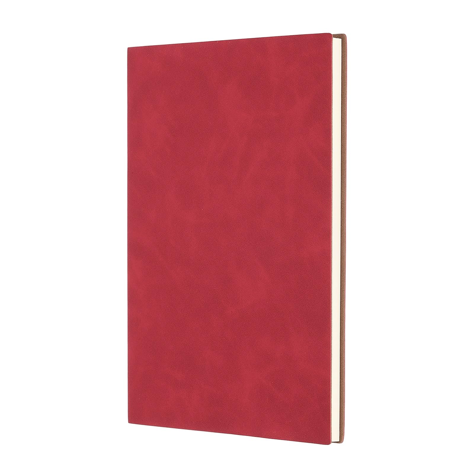 PATIKIL Lined Journal Notebook 8.3" x 5.7", A5 60 Pages Journaling Notebooks 80 GSM Thick Paper, Soft Pu Leather Daily Journal Book for Women Men Work Note Office Home, Red