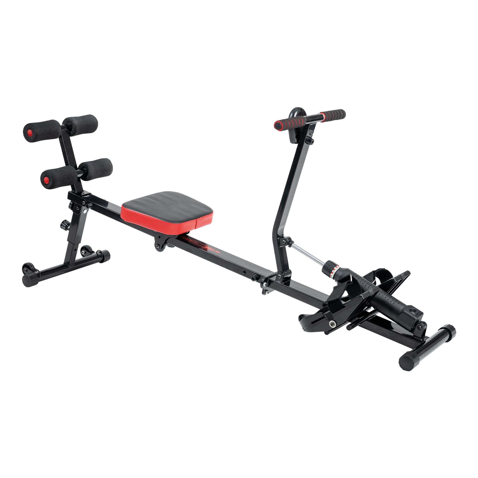 Kendox RowShaper - Fitness Rudergerät für Zuhause - Sportrudergerät für Ganzkörpertraining - Rudermaschine mit LCD Display - klappbares Rudergerät für Cardio & Krafttraining - für effektive Übungen