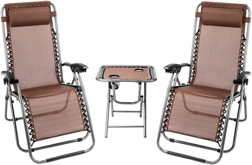 Guangshuohui Lounge Chair,Set of 2 Adjustable Zero Gravity