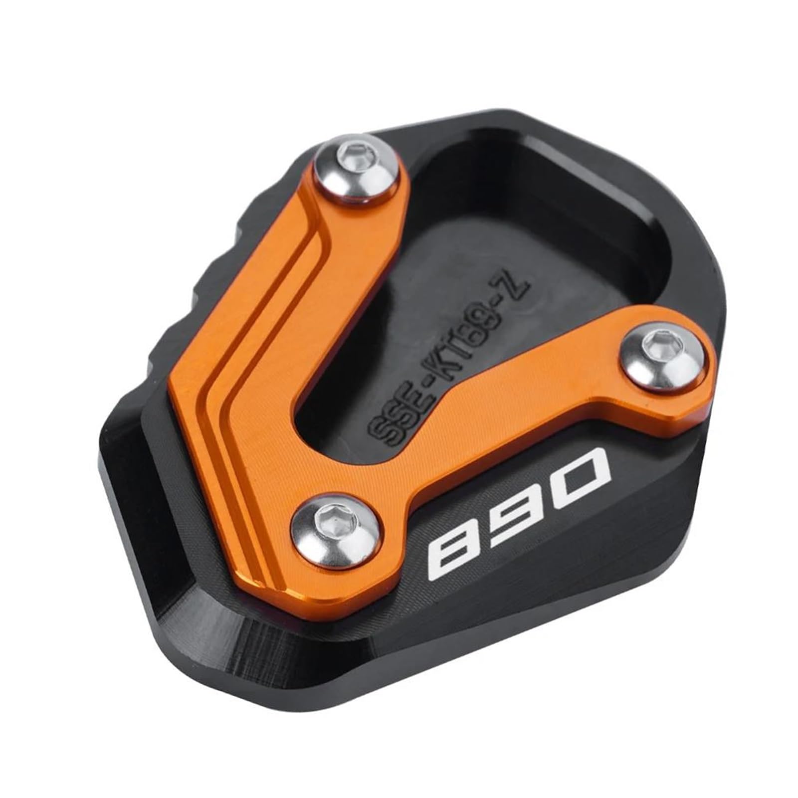 pour du&KE 790, 890 Et 990 (du& R/L) : Béquille Latérale en Aluminium avec Plaque Élargie(F)