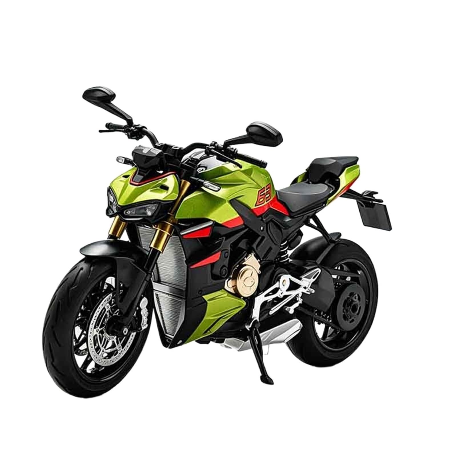 UTJUYFCGF for Ducati Streetfighter V4S Alloy Die Cast Motorcycle Model 1:12
