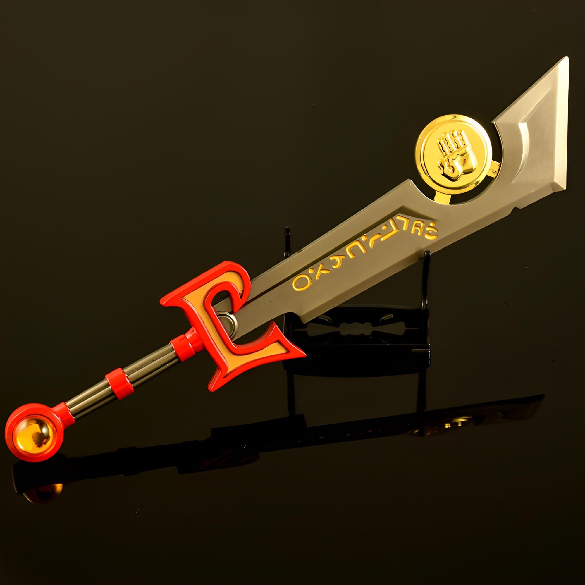 Modelo de exposición, Modelo Ashbringer, tamaño 30 cm/12 Pulgadas, Incluye Soporte de exhibición, Coleccionable Juego Totalmente metálico