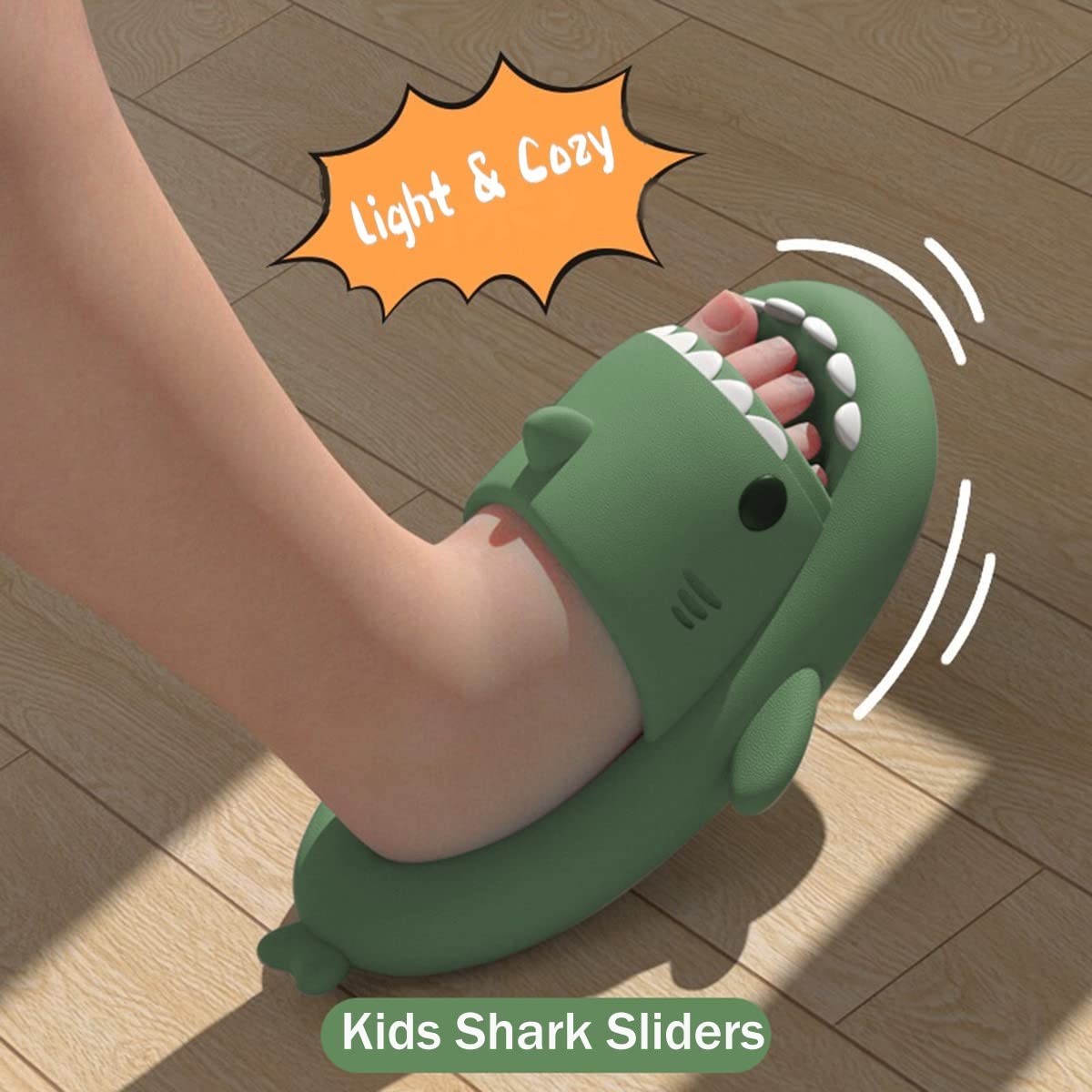 Ciabatte Squalo Bambini Shark Slides Nuvola Sandali Ragazzi Cuscino Slippers Ragazze Casa Pantofole Spiaggia Piscina Doccia A Punta Aperta Estate Infradito