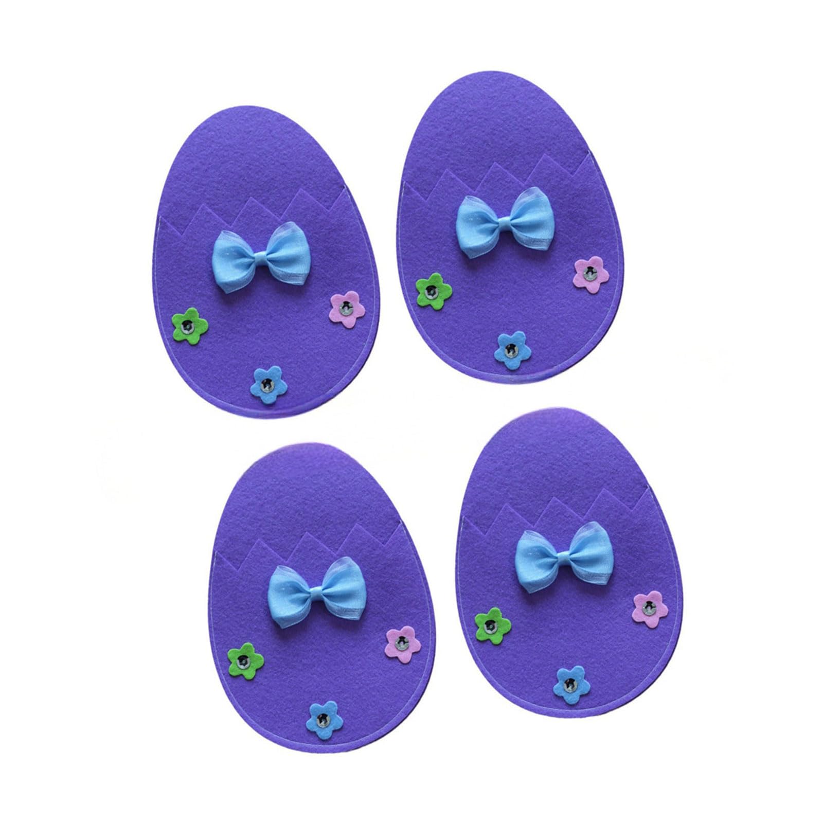 Elnwnnkc 4pcs Easters Theme Cutter Fork Pouches Sturdy Fabric Cutlery Pouches Perfect for Family Parties and Celebration Easters Party Supplies
