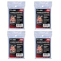 Ultra Pro Penny – Custodie per carte di credito standard, regolari, morbide, 400 pezzi, per carte da collezione come Pokemon Magic Sport, misura standard, trasparenti