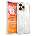 ProLook Transparent Back Cover for Realme Narzo 90 / Realme 15T 5G / Poco M8 Back Cover Shockproof Side TPU Bumper & Back Clear Pc Protective Magnetic Support Cover Case (Realme 15T 5G) gallery image