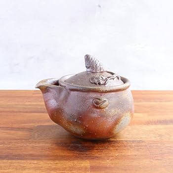 備前焼　宝瓶　茶器　手捻り急須 備前焼宝瓶 急須 宝瓶 - Sazen Tea