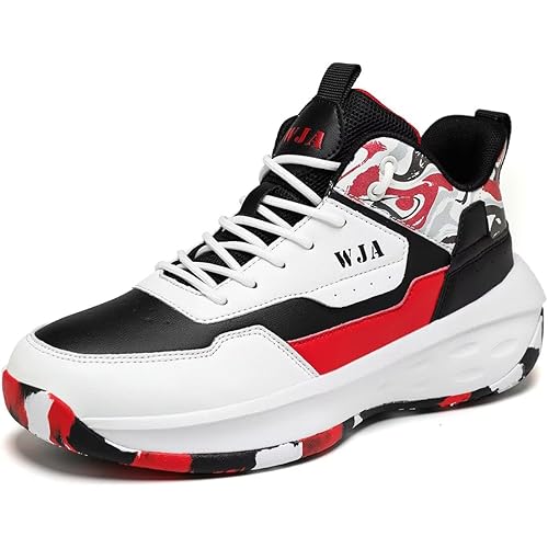 Men's Basketball Shoes Lightweight and Breathable Running Shoes Anti-Slip Outdoor Sports Shoes