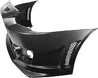 Vista 6 de Conversión de parachoques delantero compatible con MITSUBISHI LANCER 2008-2015, kit de carrocería de conversión de cubierta de parachoques negro PP