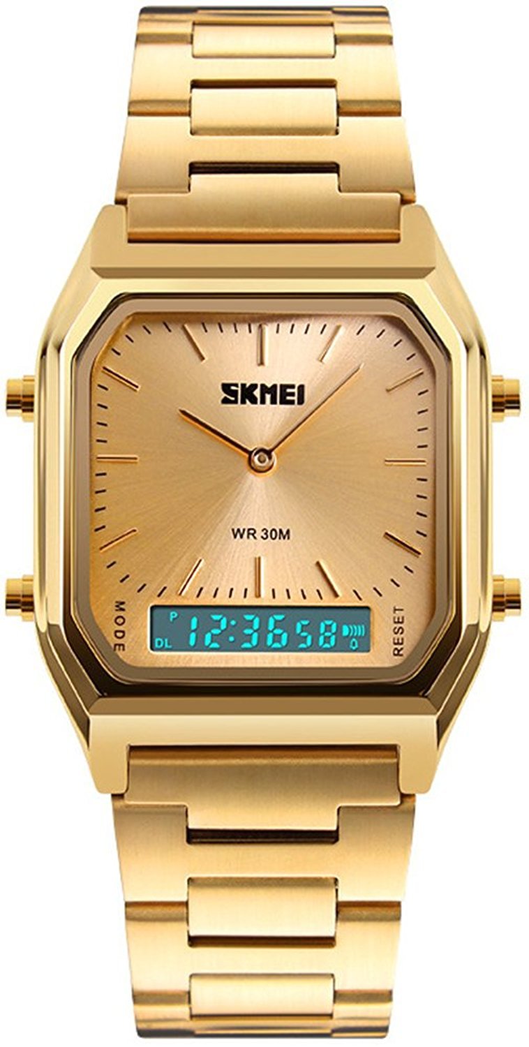 Gosasa - Reloj de pulsera unisex, impermeable, militar, analógico, con