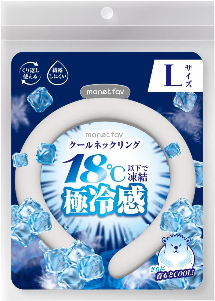 【新品】　クールリング　ブルー　Mサイズ　１０００セット　単価７００円／個 Amazon | 日翔 クールネックリング 18℃ Lサイズ | NISYO | アイスパック