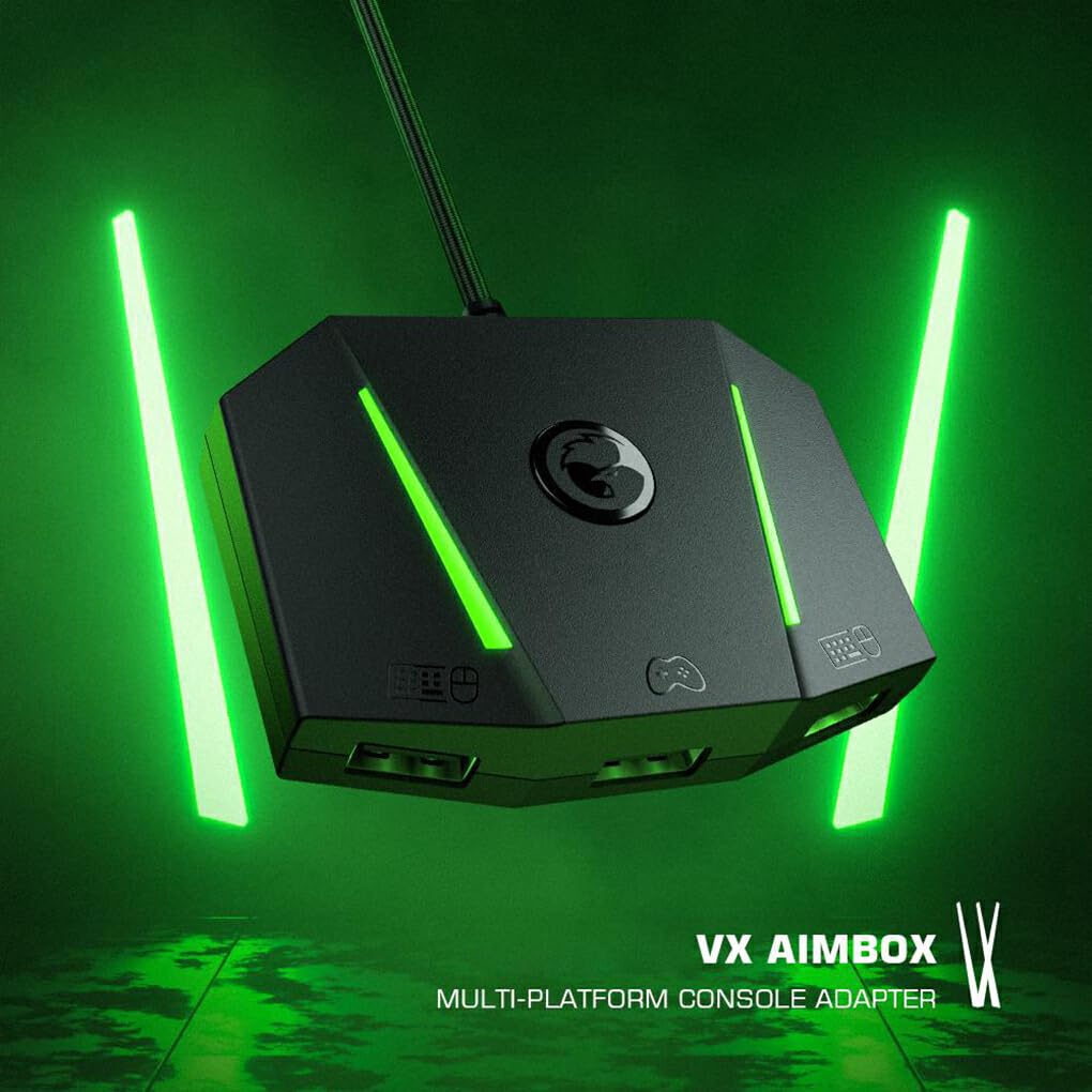 Convertidor de adaptador de controlador de interruptor multipropósito para consola PS, convertidor de adaptador de teclado ABS, práctico y elegante
