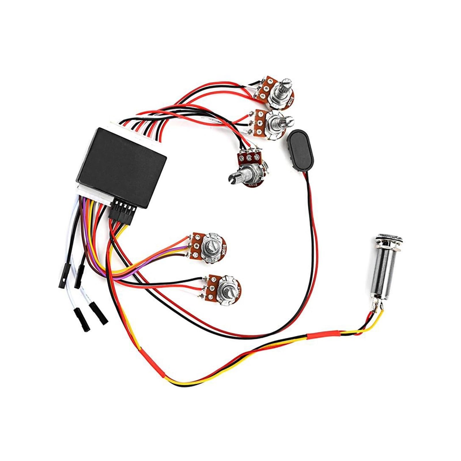 Elektryczna Gitara Basowa Pickup Uprząż Trzypasmowy Korektor Przedwzmacniacz Akcesoria Do Instrumentów Muzycznych Wiązka Elektryczna Do Gitary