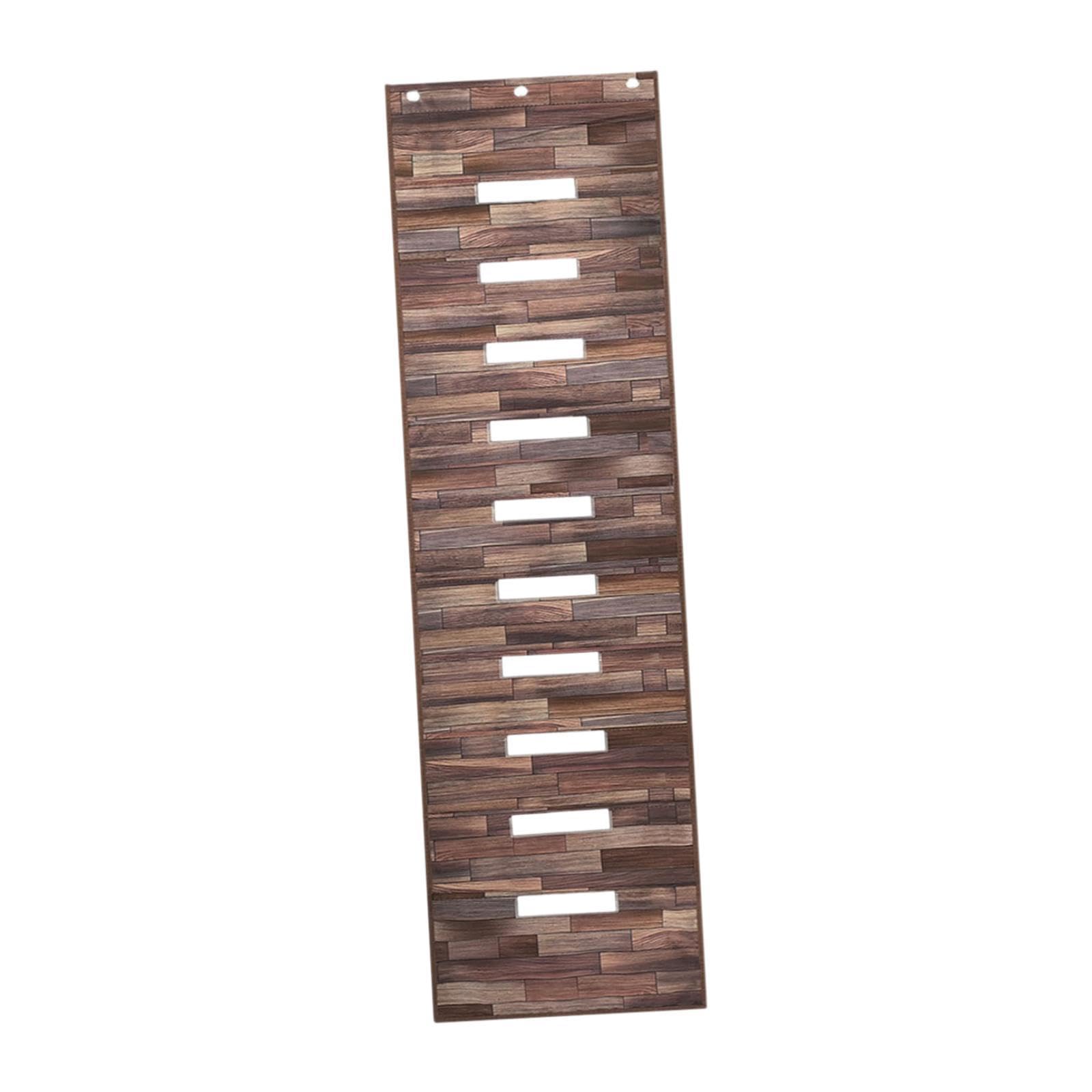 jojomis 10 Pocket Hanging File Organizer Wall Mounted Over The Door Storage Chart for Home Office Blackboards 13.98x57.48 Inch