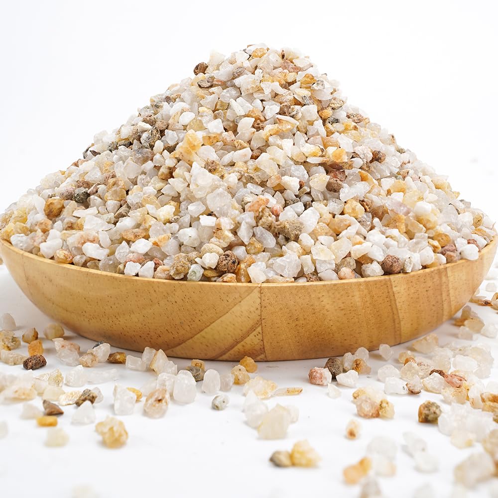 TOYPOPOR 6lb Succulent and Cactus Bonsai Gritty Mix Rocks, Natural Coarse Sand Stone, Potted Plant Decorative Gravel, DIY Projects Pebbles for Vases Fillers, Terrarium, Fairy Gardening, Top Dressing