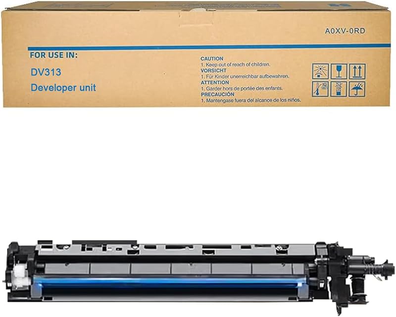 DV313/DV619 Cyan Developer Unit Konica Minolta Bizhub C308 C368 C258 C458 C558 C658 BH458E 308E 368E 558E 658E Aurora ADC307 C367 C455 C555 AD455 AD555 Developer Powder