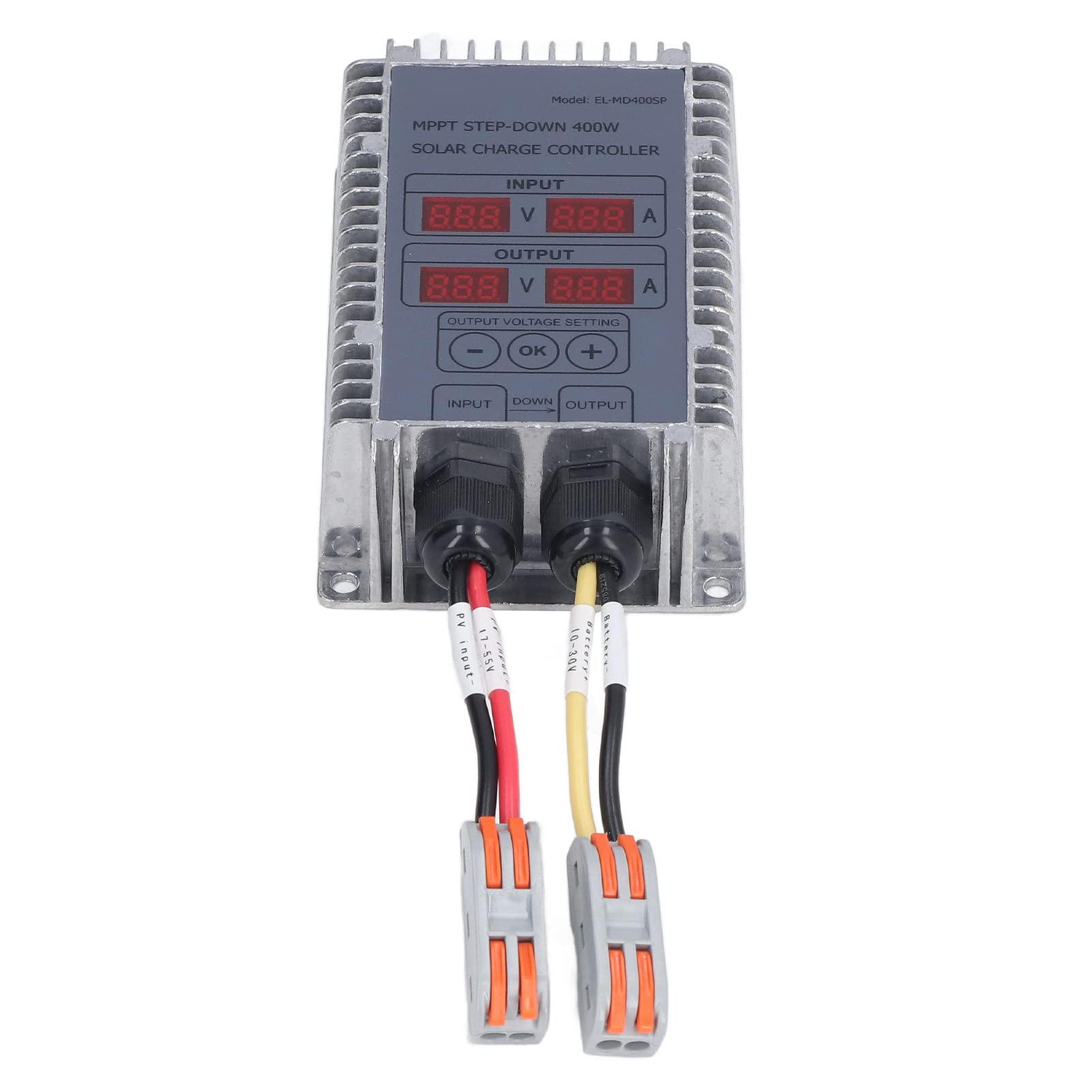Regolatore di carica solare Carica MPPT 10‑30 V Controllo regolabile per batteria (400W)