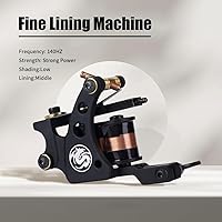 Vista 3 de Kit de tatuaje completo: 2 pistolas y 10 tintas de color con fuente de alimentación