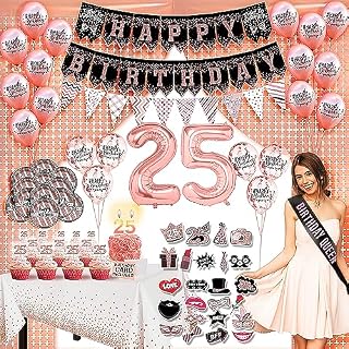 Birthday Decorations Balloons Backdrop Caketopper