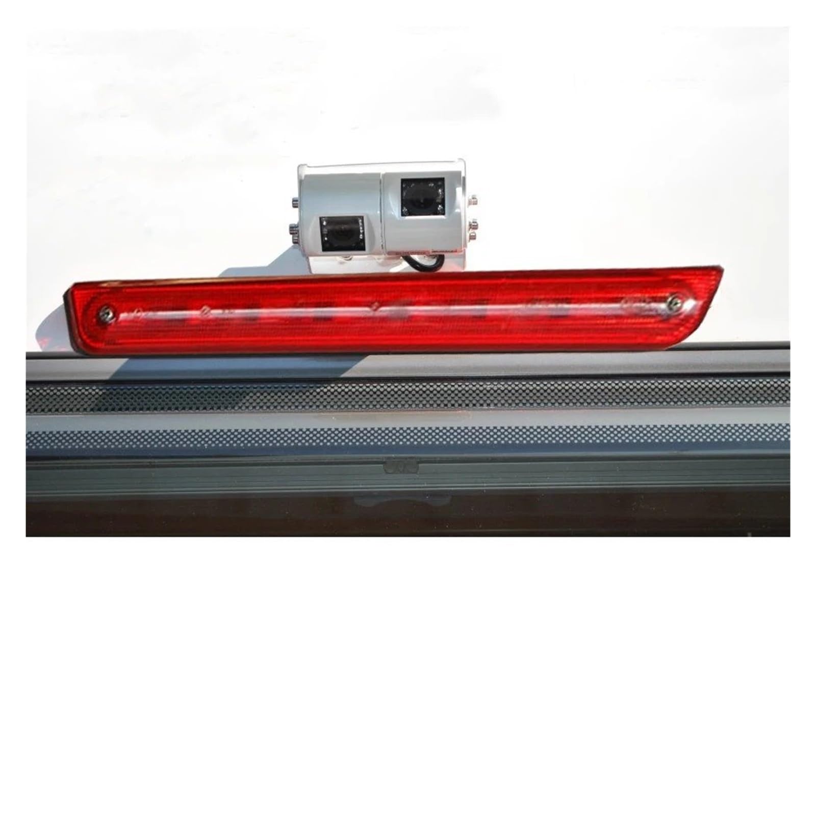 Camara Marcha Atras Cámara Marcha Atrás Blanca Doble Lente, Respaldo RV, Lente Ángulo Ajustable Doble, Cámara CCD Visión Trasera para Camión Y Autobús