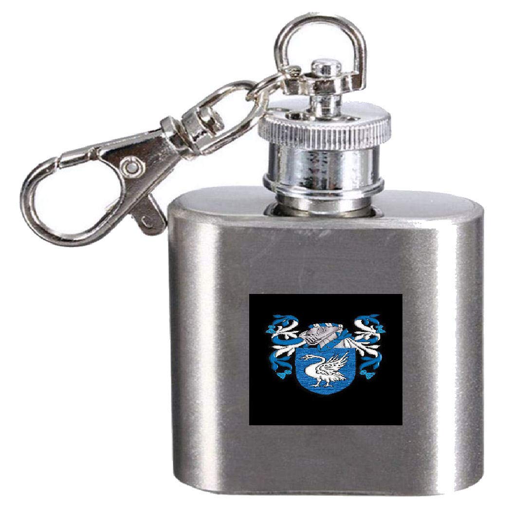 Flasque blason famille des cygnes Kierying 28,3 ml idée cadeau historique