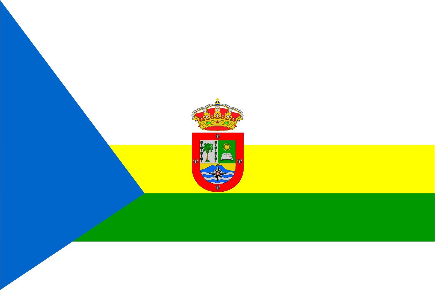 Drapeau Haría grand format pour décoration murale et célébration culturelle ibérique