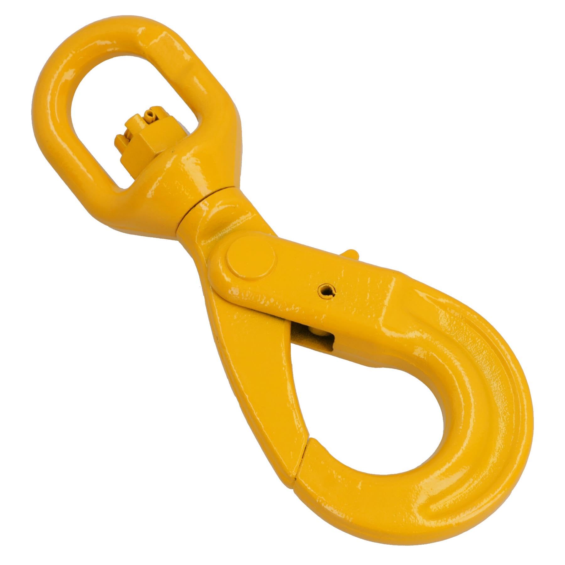 Gancho de elevación de 2.0t para evitar giros y asegurar cadenas de 7-8 mm con bloqueo