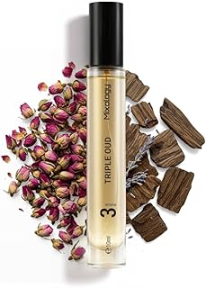 Tripe Oud Mixology Eau de Parfum - Mixture of Ombr Nomad, I.spahan and Oud For Greatness, Unisex Perfume 0.34 Fl Oz (10ml)