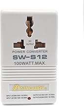 Voltage Converter, Portable Transformer, Dual Channel Voltage Converter, 220/240 V Converted to 110/120 V Power Transformer for Devices Lower Than 50 W