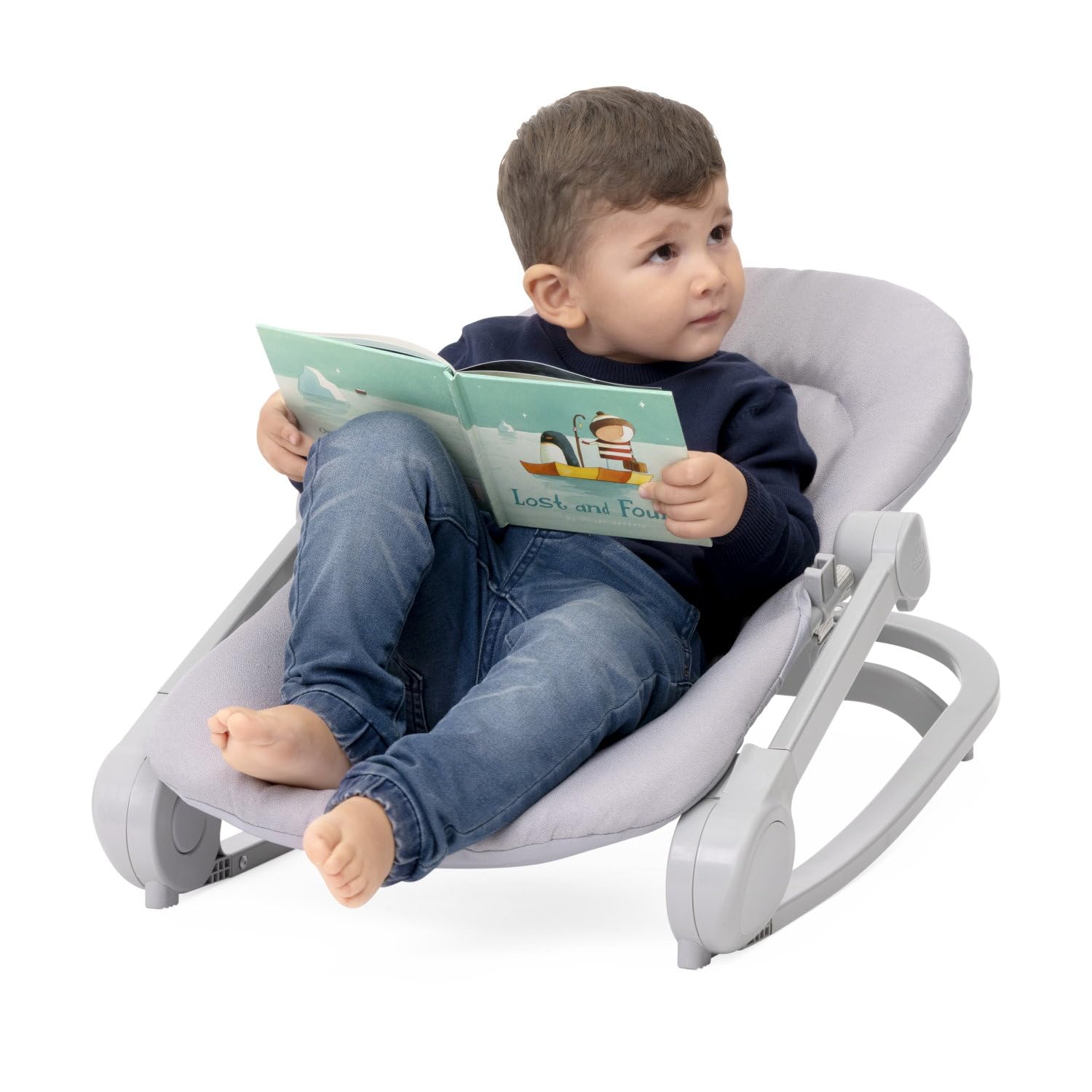 Chicco Silla Mecedora Magia, 2 en 1: Silla Mecedora para Recién Nacidos y Primera Silla hasta 18 kg, Barra de Juegos con Elementos de Madera, Mini Reductor Incluido, Modo Mecedora o Fija