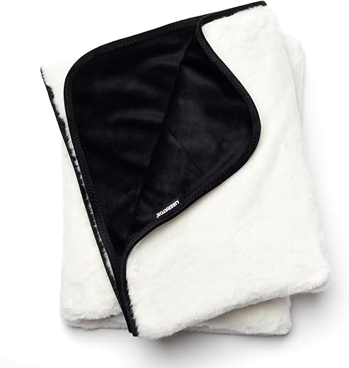 Liberator Fascinator Faux Fur Throw - Moisture-Proof Sensual Blanket, White