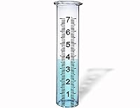 Vista 1 de BIUWING Tubo de repuesto para medidor de lluvia de vidrio de 7 pulgadas de capacidad para exteriores, patio, jardín con labio, mejor calificado