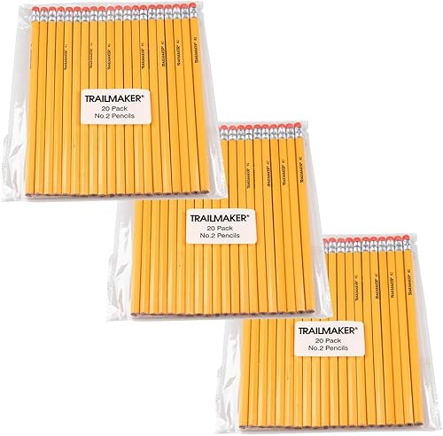 Craft County Lápices de madera n. 2 perfectos para dibujar, tomar notas, manualidades y mucho más