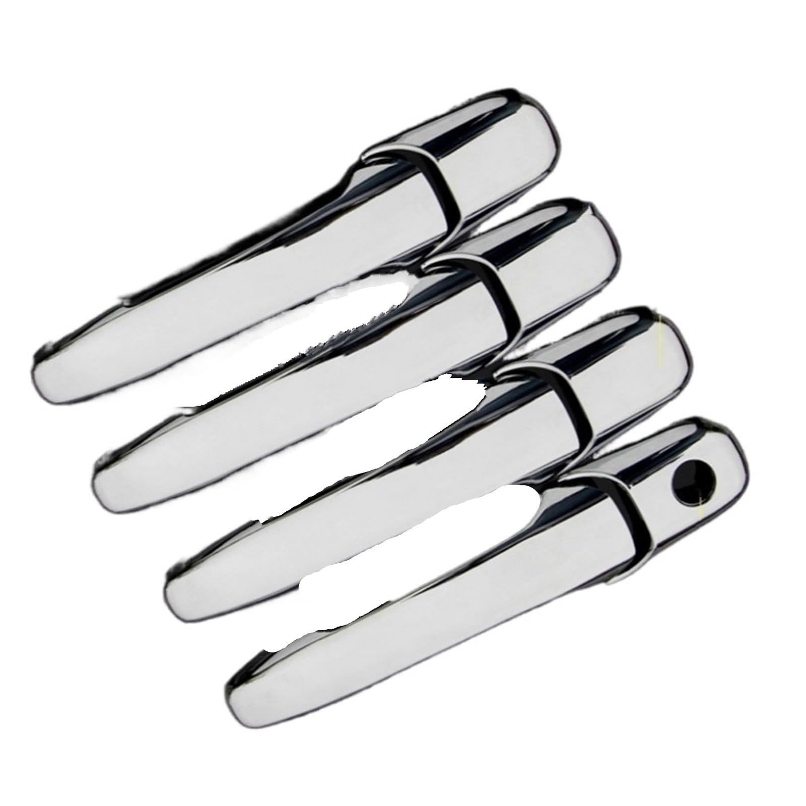Trxjjvm for Mazda CX7 CX9 2007-2015 Black Chrome Car Door Handle Cover Trim Stickers Styling Accessories car Exterior Door Handle(Silver)