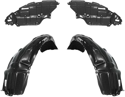 Parts N Go Juego de forro de guardabarros y motor debajo de la cubierta para Camry 2007-2009, lado delantero del conductor y pasajero, izquierdo y