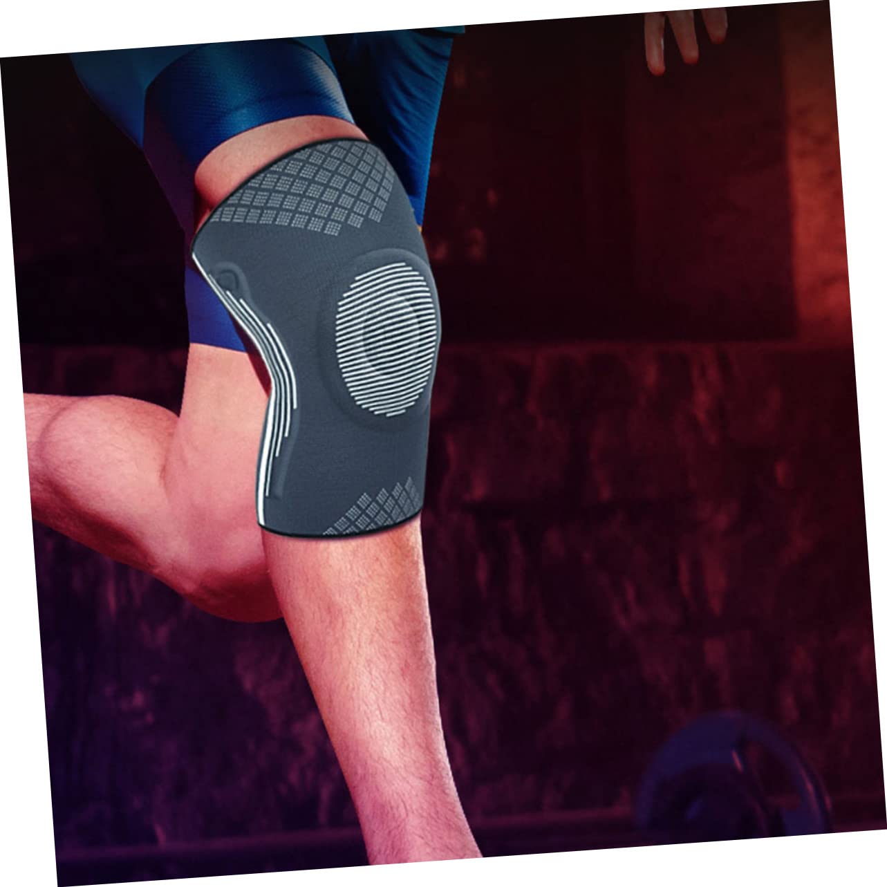 Mobestech 2pcs Wear-resistant Knee Brace Portable Support Sleeve for Running Cycling and Sports Comfortable Stability for Joint for Daily Activities and Outdoor Use
