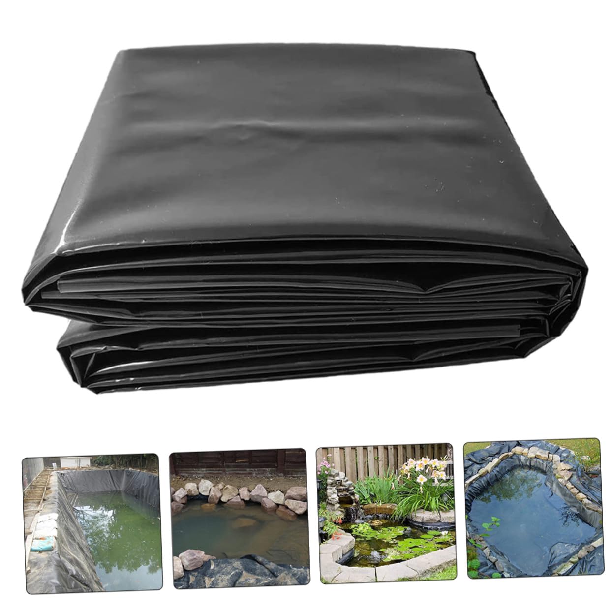 NUOBESTY Telo per Stagno Giardino Esterno Rivestimento Resistente per Piscine e fontane sottostrato per Tartarughe e paesaggistica acquatica
