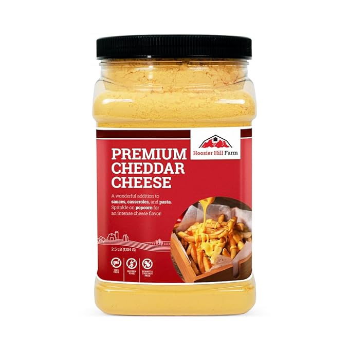 Hoosier Hill Farm Premium Cheddar Cheese Powder, 2.5LB
