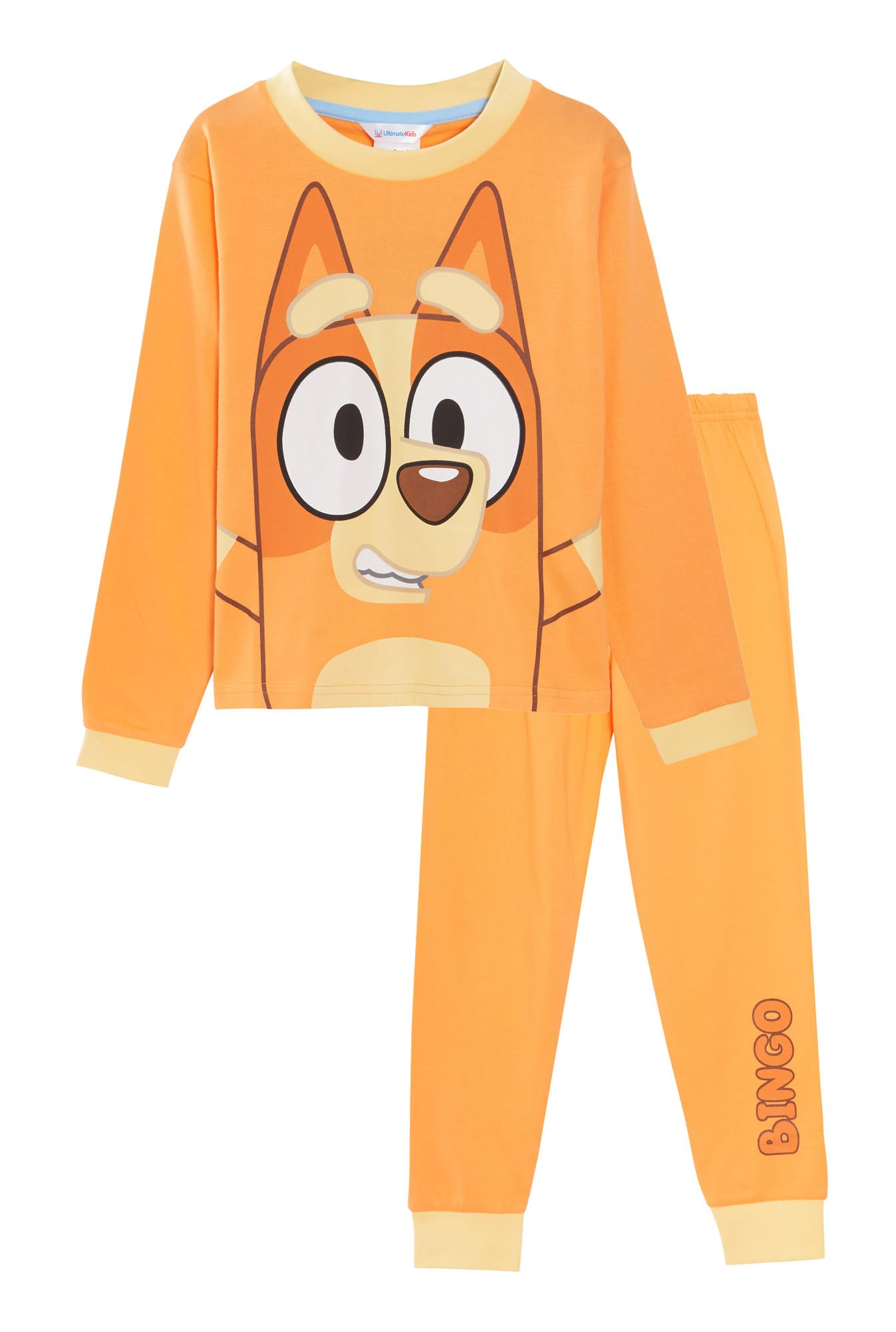 Bluey Conjunto de Pijamas niños (2 Unidades) + Pijamas Bingo para niños y niñas, Unisex, 100% algodón, Manga Larga.