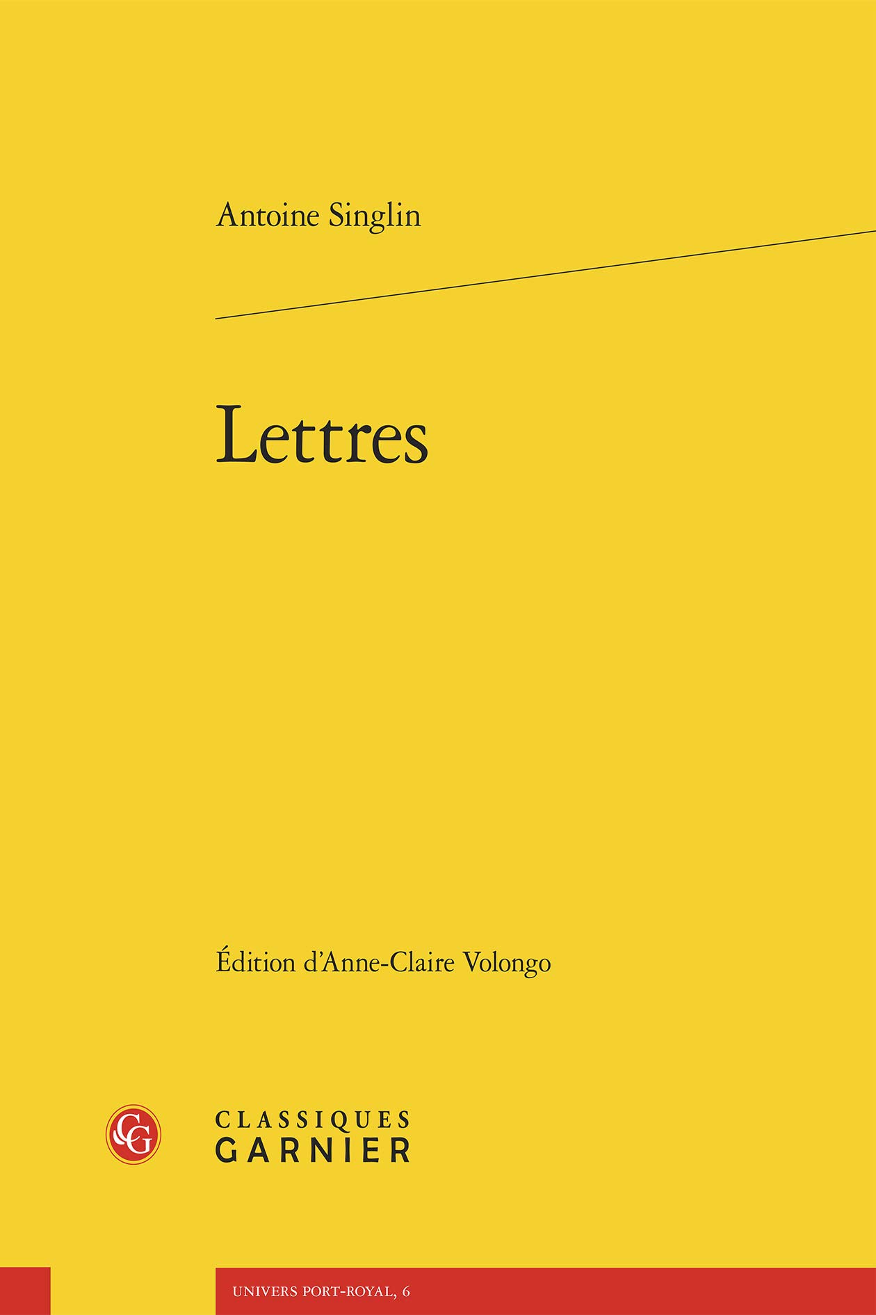 Amazon | Lettres (Univers Port-royal) | Singlin, Antoine
