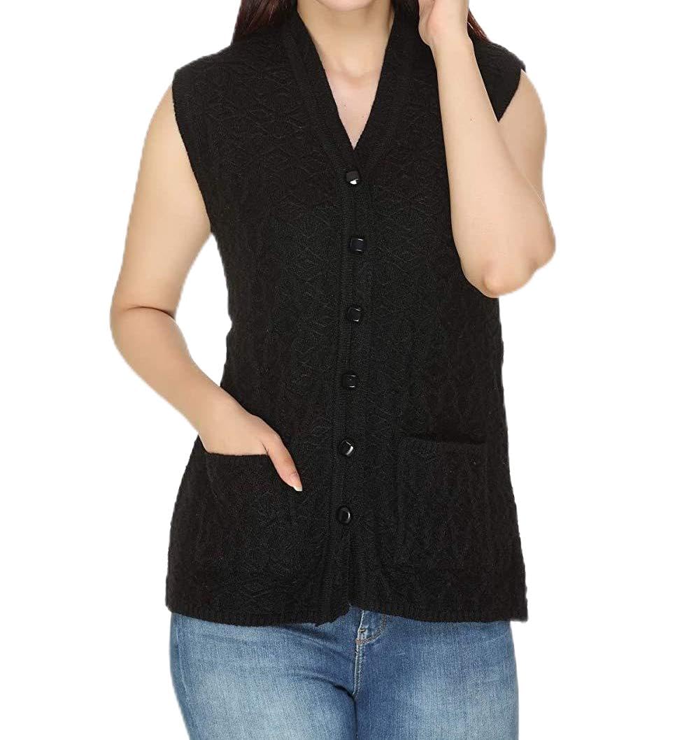 Women's Wool V-Neck Cardigan