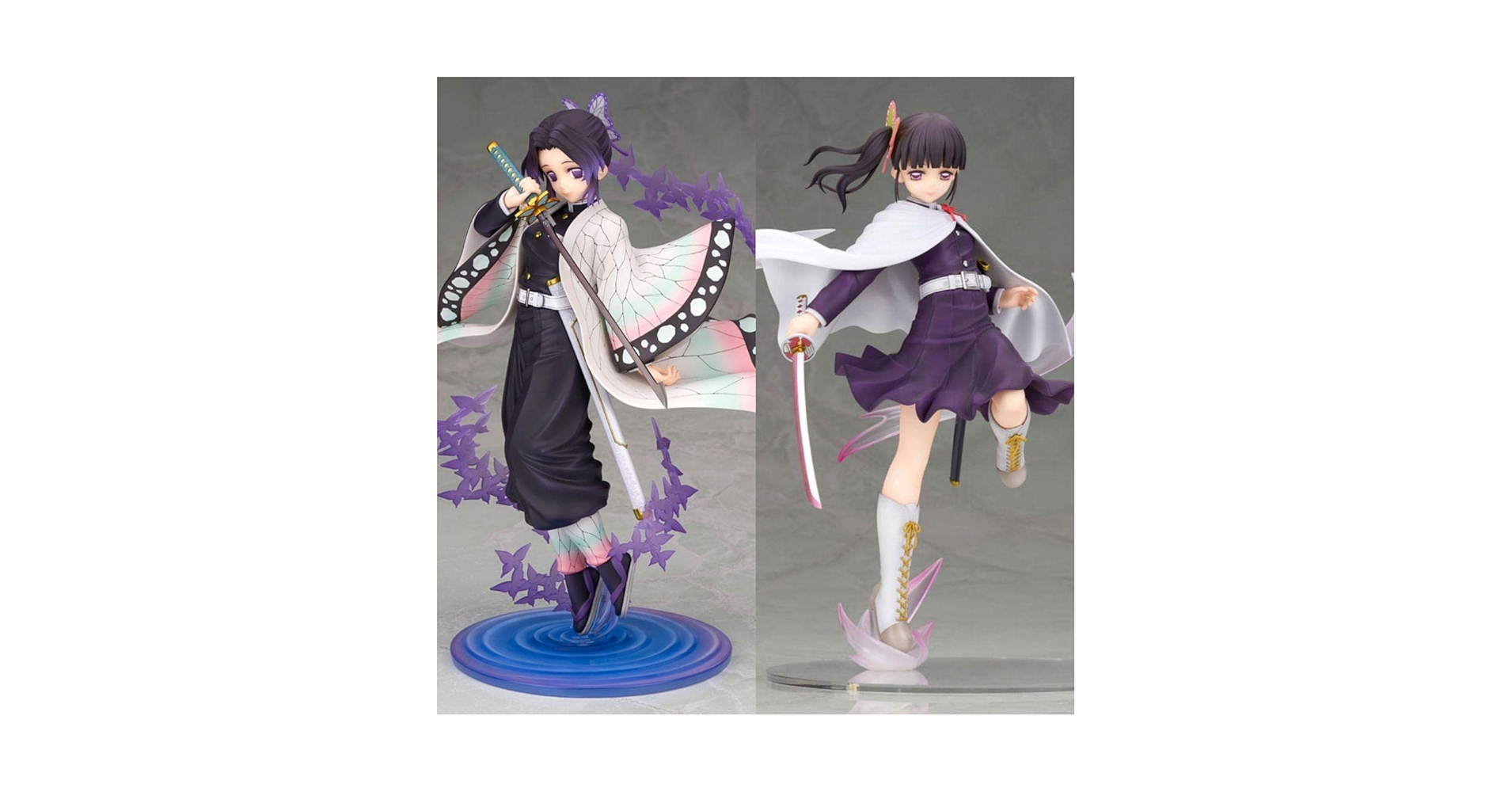 Amazon | 胡蝶しのぶ 栗花落カナヲ スケールフィギュア