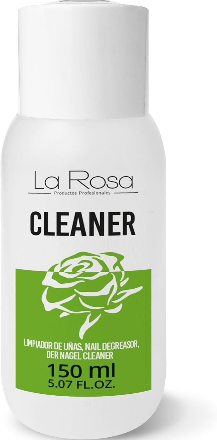 LaRosa Nagelreiniger 150ml – Voor het verwijderen van de plaklaag van gel, Nagelcleaner, Nail Cleaner, met een frisse limoengeur