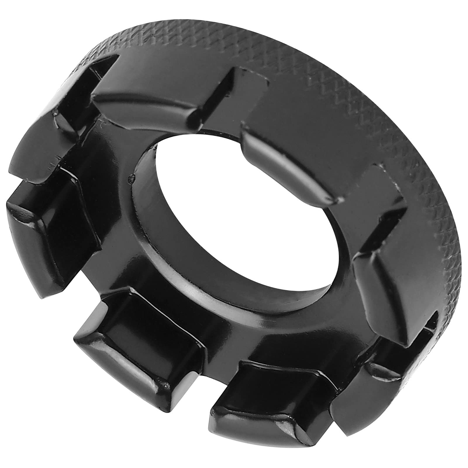 Pilipane Bicycle 8 Way Spoke Wrench Bike Spoke Nipple Key Wheel Rims Truing Spanner Repair Tool Molybdenum Steel Portable Adjusting Spokes Correct Rims Deformation for Cyclists (Black)